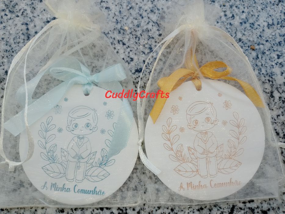Lembranças gesso perfumado 1a Comunhão