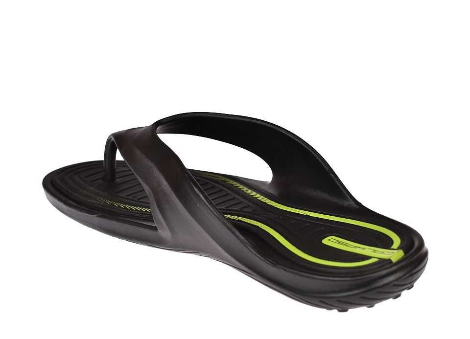 Klapki męskie japonki gumowe szeroki pasek na basen A01s roz. 43