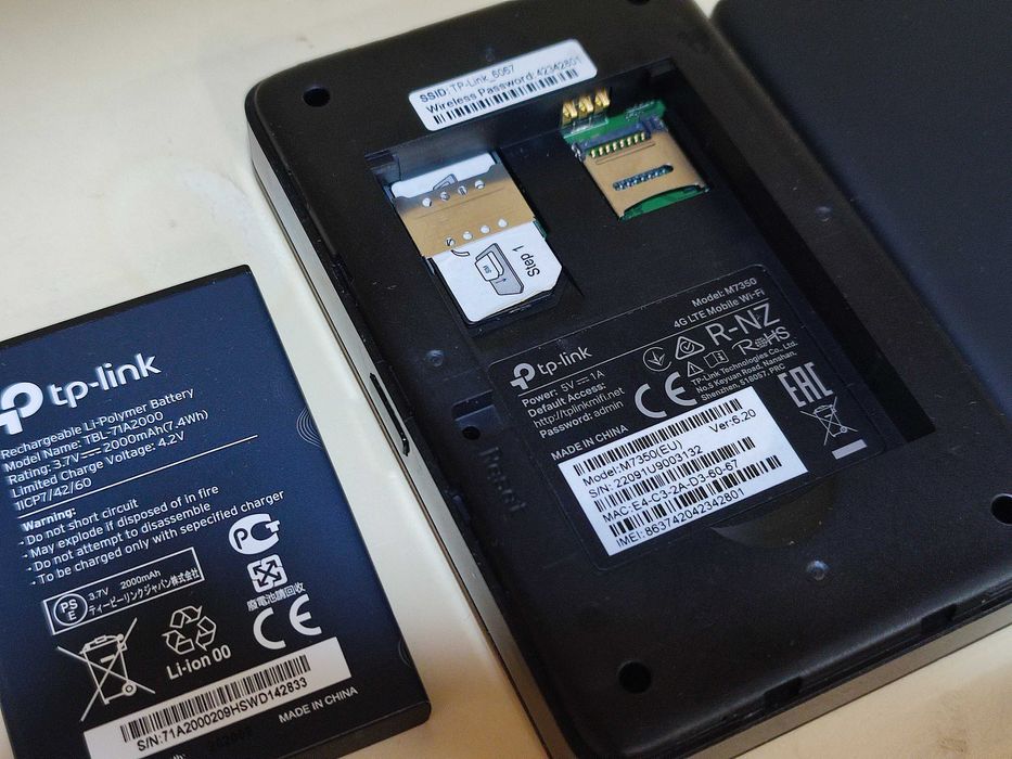 Tp-Link M7350 Ver: 6.20 Router 4G Hotspot