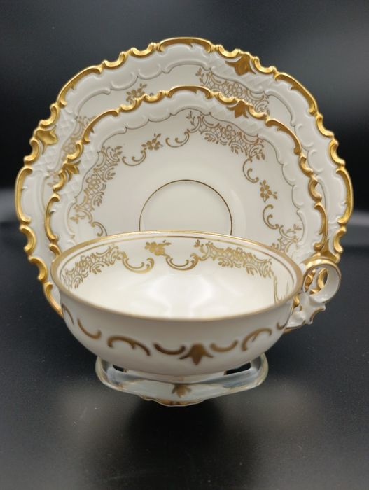Zestaw śniadaniowy z porcelany niemieckiego producenta Reichenbach