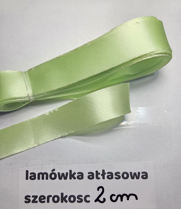 Lamówka atłasowa nie zaprasowana
