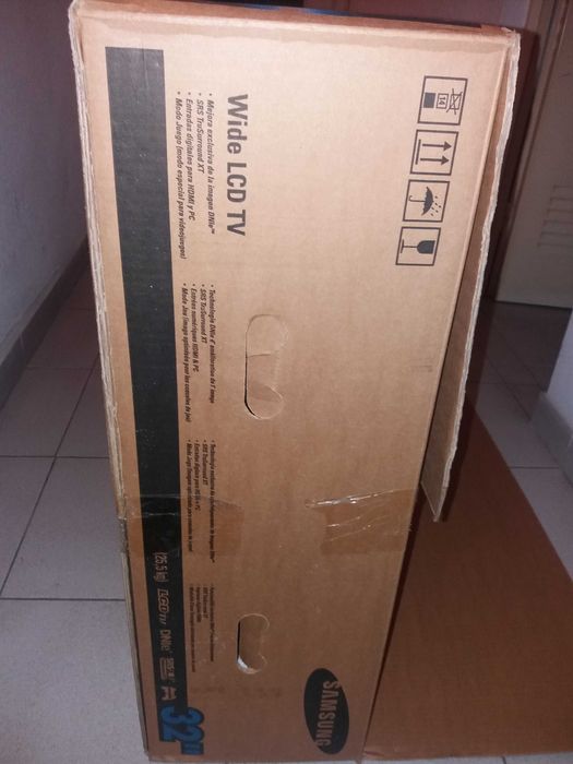 v plasma samsung 32”, sem controle remoto