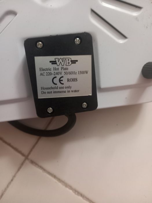 Placa eletrica portatil