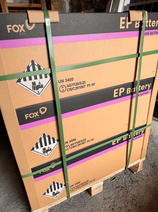 Bateria Solar HV Fox ESS EP12 11.52kWh NOVA c/ fatura 10 Anos Garantia