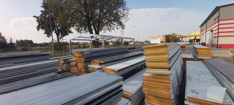 Płyty warstwowe, ścienne i dachowe różne grubości