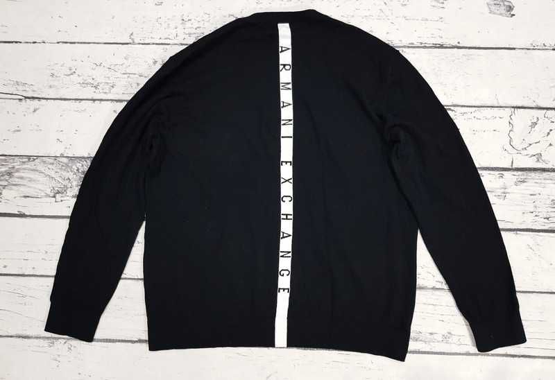 Armani Exchange * AX * Cotton Cashmere * sweter * unikat * męski * XXL