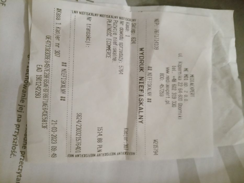 Lodówka nowa za 1300