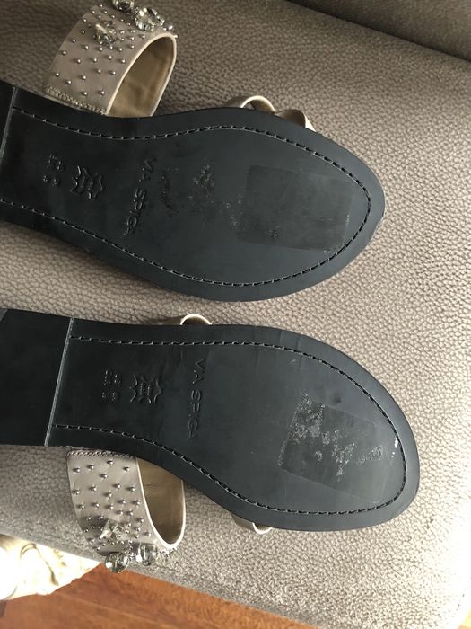 Klapki skorzane damskie VIA SPIGA nowe
