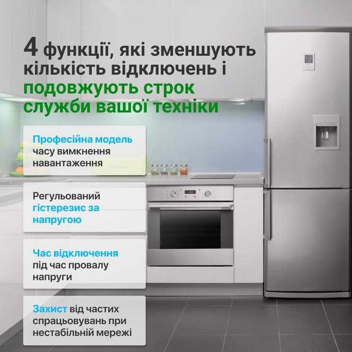 Реле Напруги Багатофункціональне Zubr D2-63 MF2-40 RED Зубр Захист ТОП