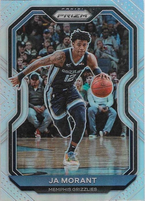 Karta NBA 2020-21 Panini Prizm Prizms Silver #115 Ja Morant Grizzlies