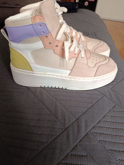 Buty sneakersy wysokie