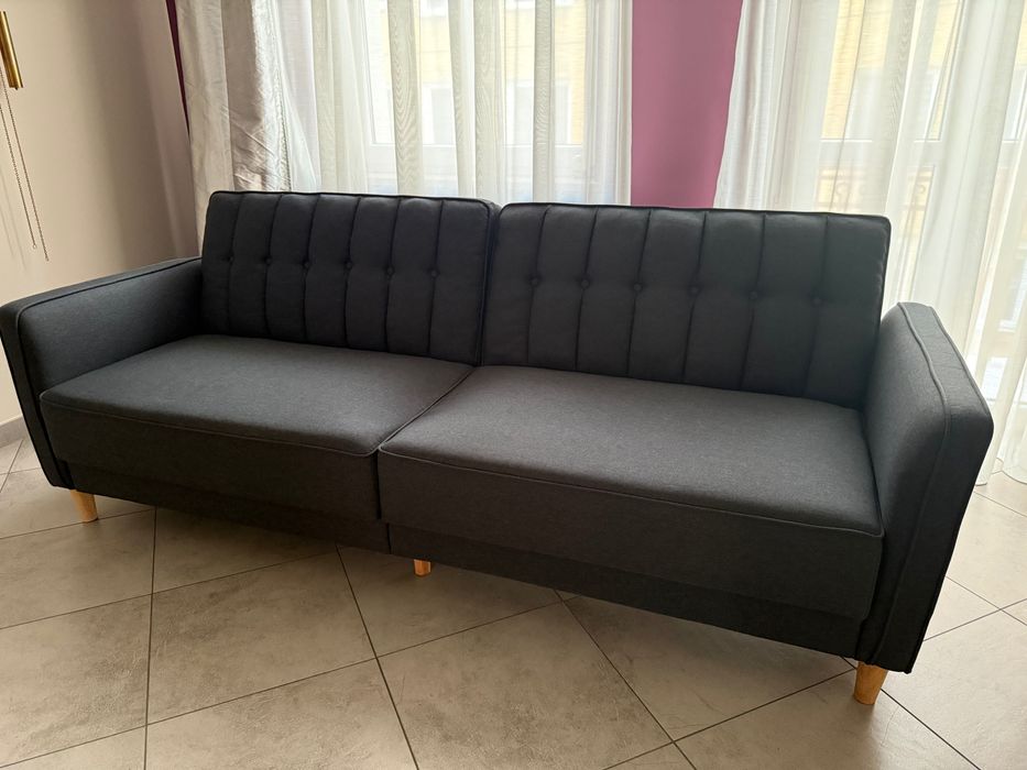 Sofa, wersalka rozkładana JYSK TIVEDEN – stan IDEALNY, GWARANCJA