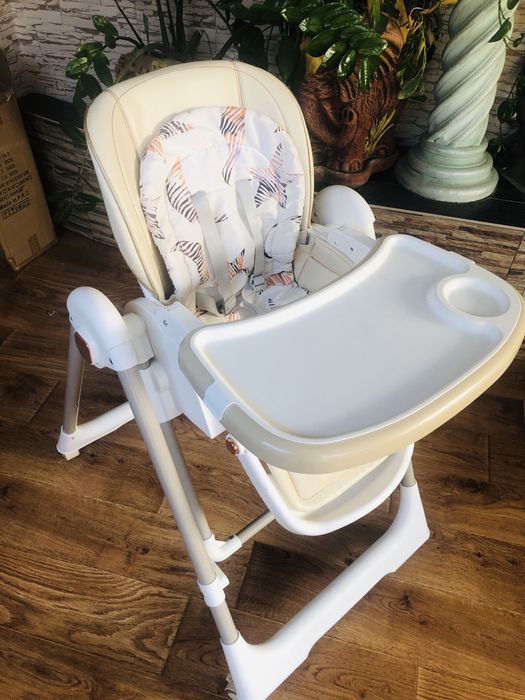 Дитячий стілець трансформер для годування BAMBI золотий