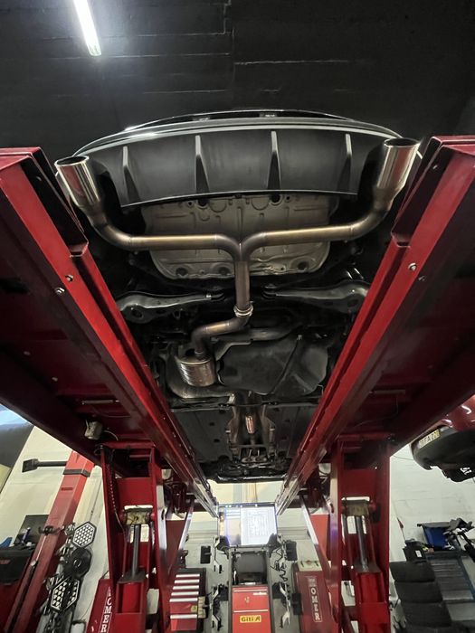 Linha inox 2.0tsi seat leon cupra 5f