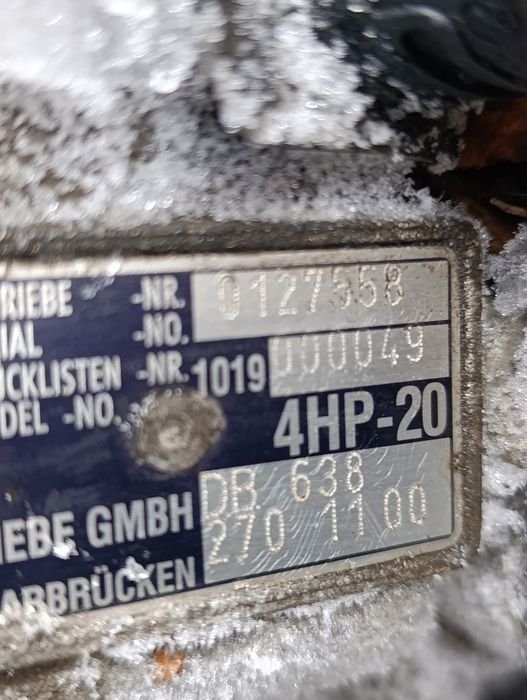 АКПП 4HP20 DB638 2701100 Mercedes Vito Viano 2.2 cdi