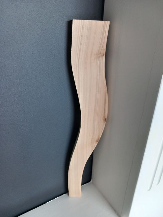 Nogi drewniane gięte 40 cm