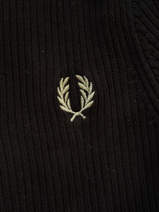 FRED PERRY свитер space dye ribbed jumper