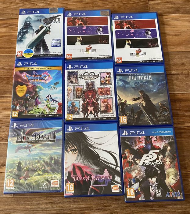 Sony PS4: Assassin’s Creed, FarCry, Final Fantasy, Persona