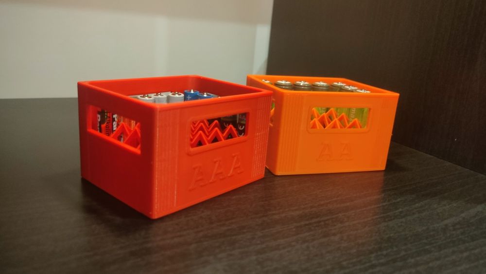 Boxes para as pilhas AA e AAA