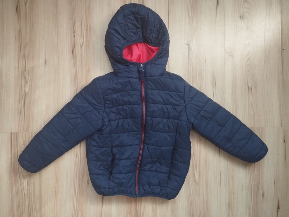 Kurtka przejściowa pikowana dla chlopca