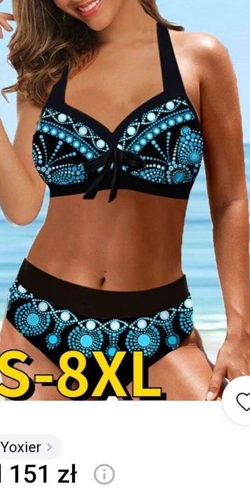 Strój kąpielowy dwuczęściowy