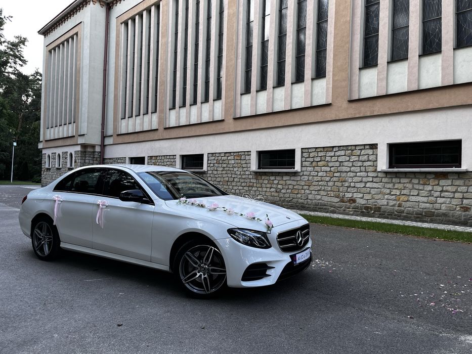 Piękne auto do ślubu Mercedes E Klasa AMG *WOLNE TERMINY*