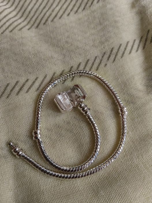 Bransoletka wężykowa modułowa 20cm na charmsy Pandora Apart Yes