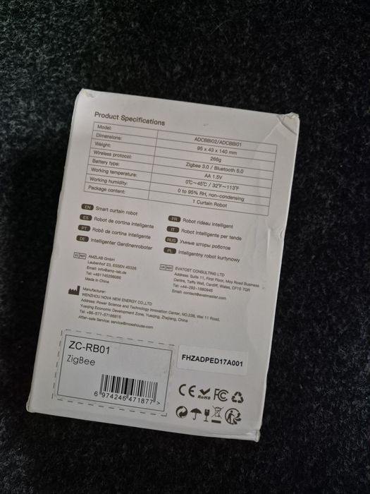 Moes Smart Curtain Robot (Modelo ZC-RB01)