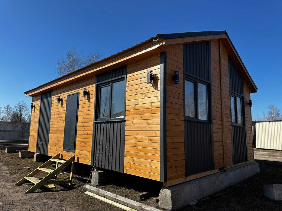 Модульний каркасний будинок для проживання, під комерцію, для дачі