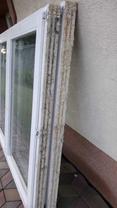 Okno drewniane białe 180/145