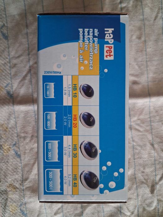 Napowietrzacz do akwarium air pump hap petw