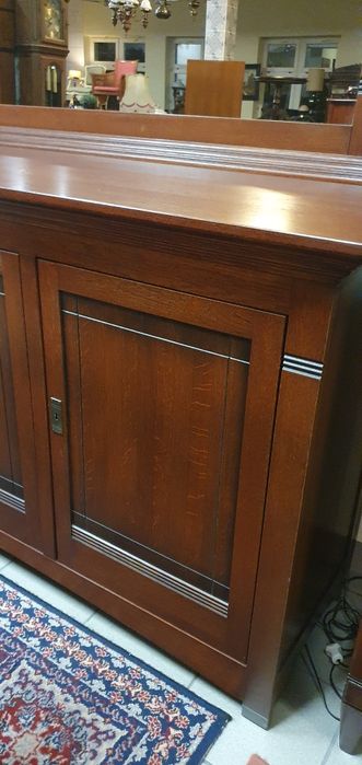 Dębowa komoda z lustrem