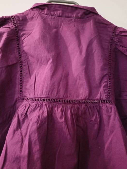 Bluzka koszula z krótkim rękawem rozm.S