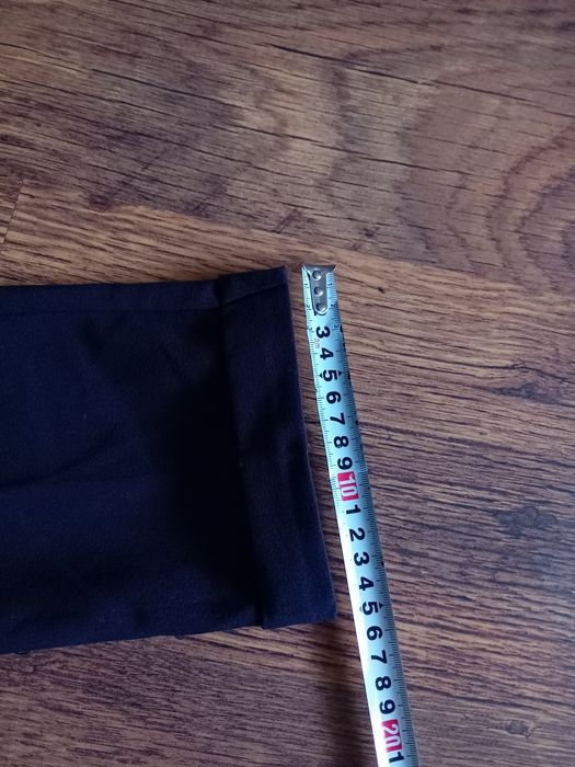 Eleganckie, granatowe damskie spodnie 36/38, gumka w pasie