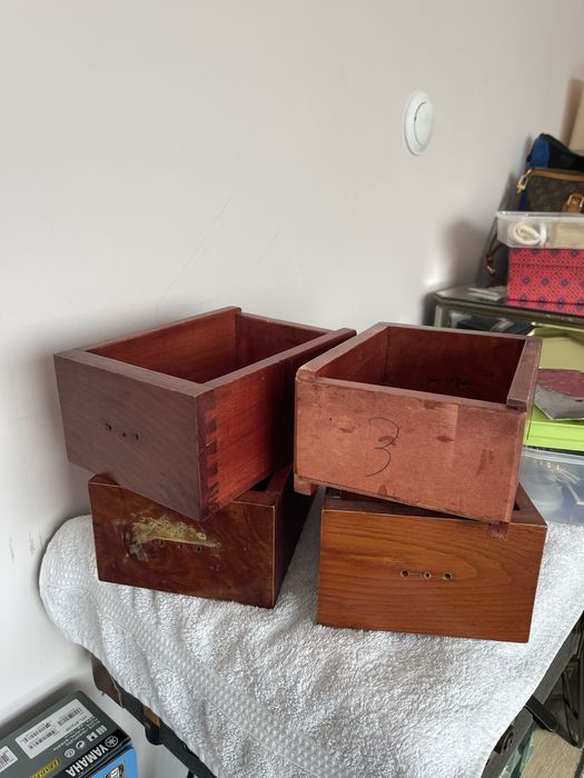 4 Wooden boxes SOLD