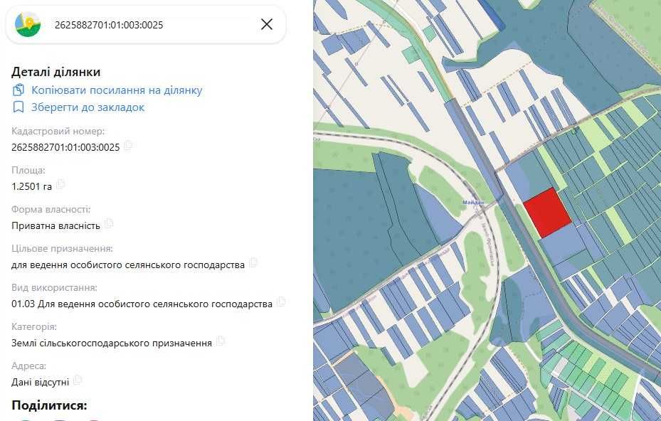 Продаж земельної ділянки