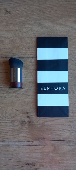 NOWY#112 MAKE UP FOR EVER oryginalny pędzel kabuki do podkładu twarz