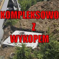 Szambo betonowe 6m3 Zbiornik betonowy Kompleksowo z wykopem