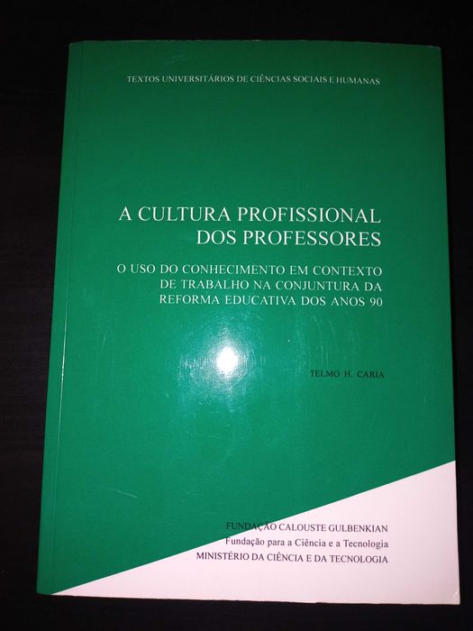 A cultura profissional dos professores