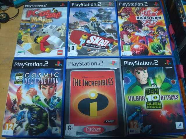 lote 6 jogos playstation 2  com manuais