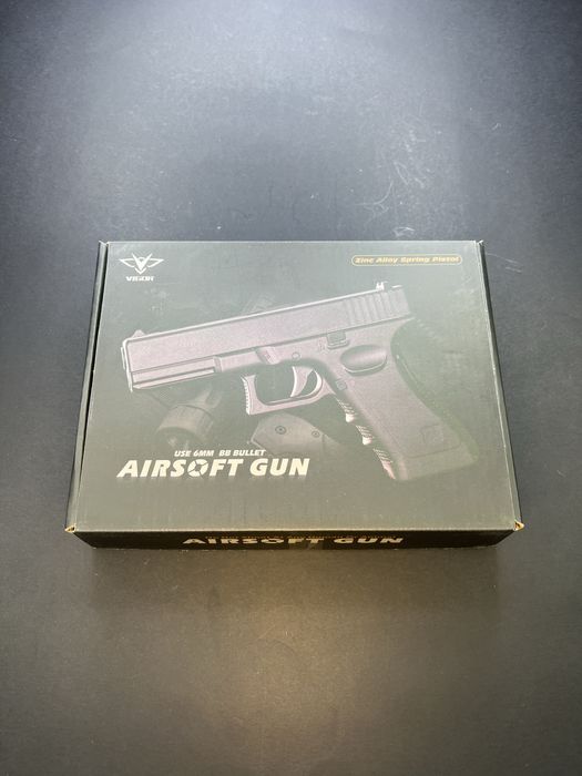 Металевий Глок 17 gen.3 — модель V20 tan (іграшка)