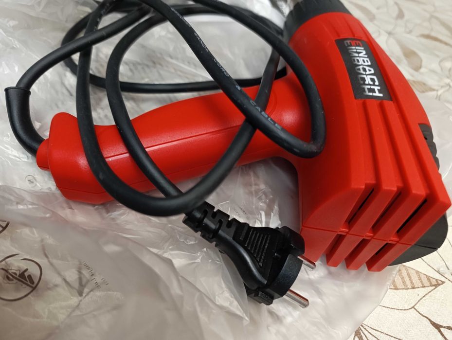 OPALARKA ELEKTRYCZNA  2 Biegi 4 Dysze 230V zestaw mocna 2200W