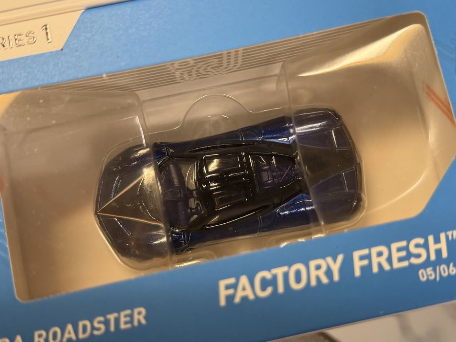 Hot Wheels ID Pagani Huayra Roadster V12 unikat NFC mikrochip mini gry