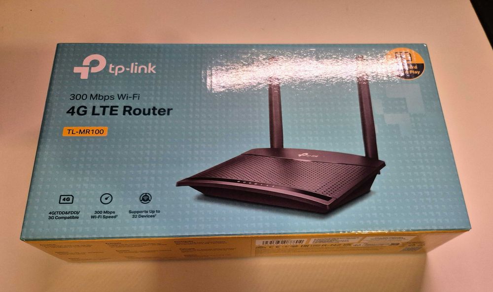 TP-Link TL-MR100 – 4G LTE Wi-Fi N300 Router64284338912386121