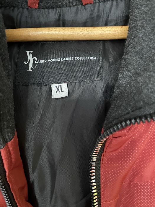 Ciepła zimowa długa kurtka płaszcz Carry rozmiar XL