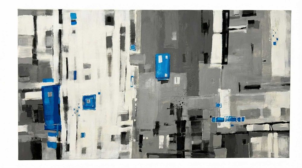 Nowoczesny obraz abstrakcyjny 120x60x4 cm