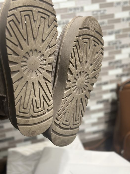 Уггі жіночі натуральний замш і бавовна 41 повний розмір