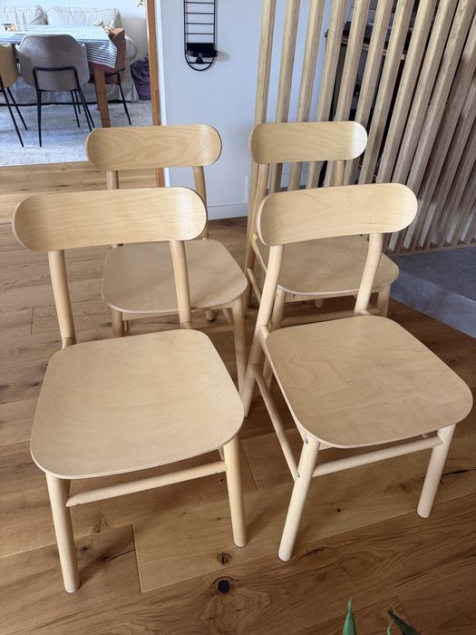 IKEA RÖNNINGE – krzesła brzozowe, stan bardzo dobry