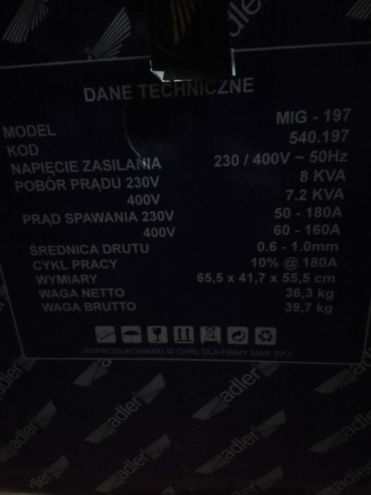 Migomat Adler MIG 197