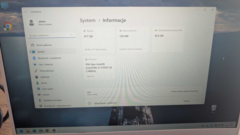 Laptop Dell 5402